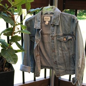 Distressed Denim Jacket